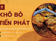 Đại lý cung cấp khô bò ngon, giá sỉ toàn quốc