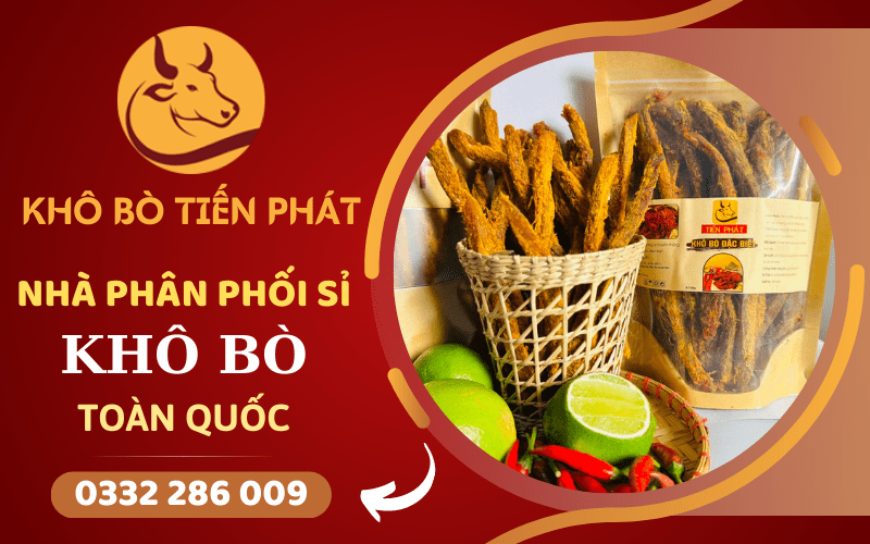 phân phối sỉ khô bò toàn quốc