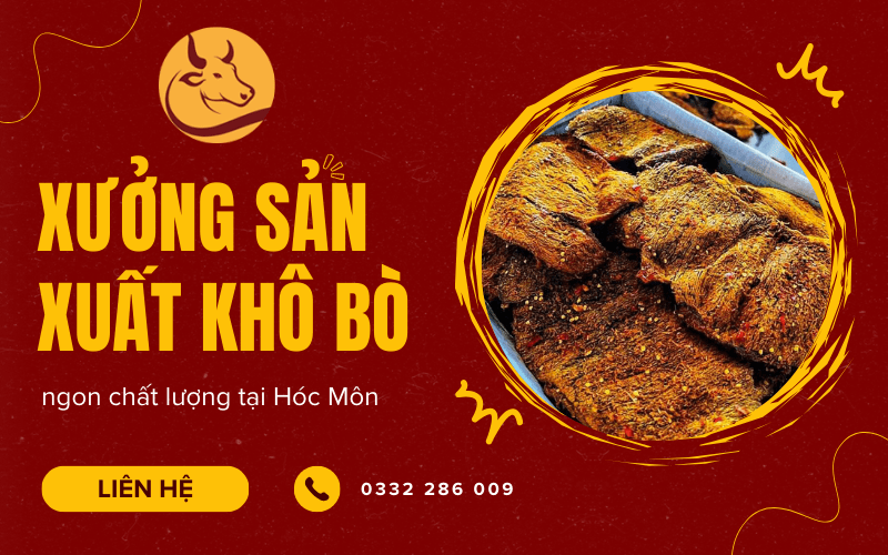 Xưởng sản xuất khô bò 