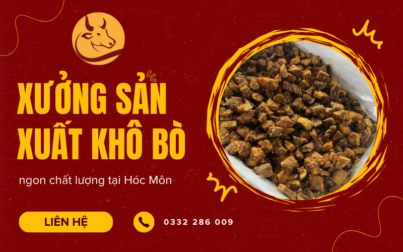 Xưởng sản xuất khô bò 